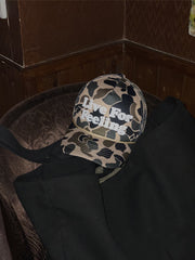 camouflage curved brim cap, view 8 - MRSLM