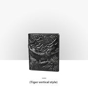 embossed leather wallet, view 13 - MRSLM