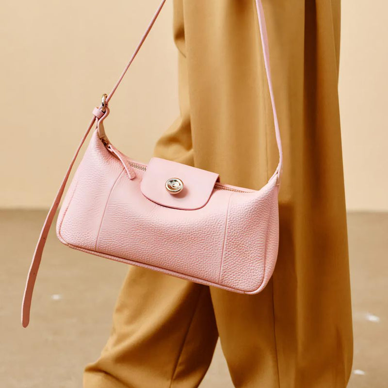 leather crossbody shoulder bag, view 7 - MRSLM