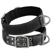 adjustable tactical nylon dog collar, view 2 - MRSLM
