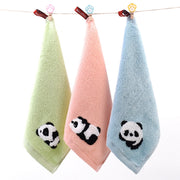 cartoon panda jacquard cotton baby face towel, view 12 - MRSLM