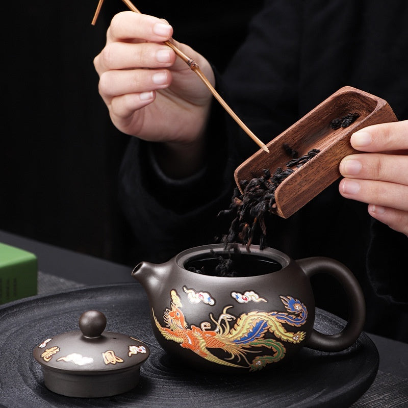 chinese style kung fu color changing teapot, view 2 - MRSLM