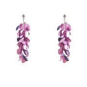 pink bead ear pins, view 4 - MRSLM