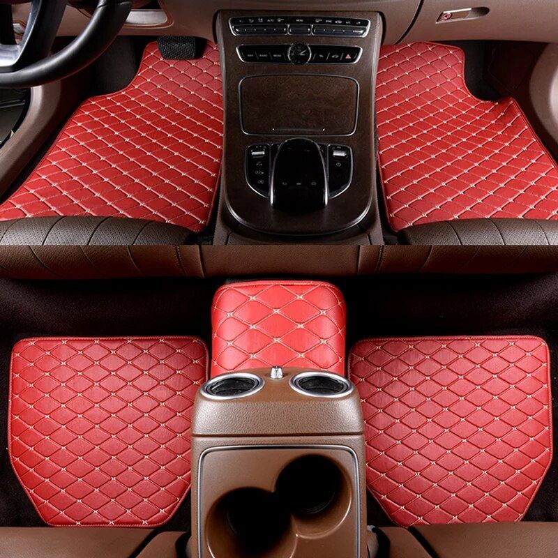 universal PU leather car floor mats, view 7 - MRSLM