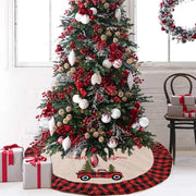 linen-look christmas tree skirt - MRSLM