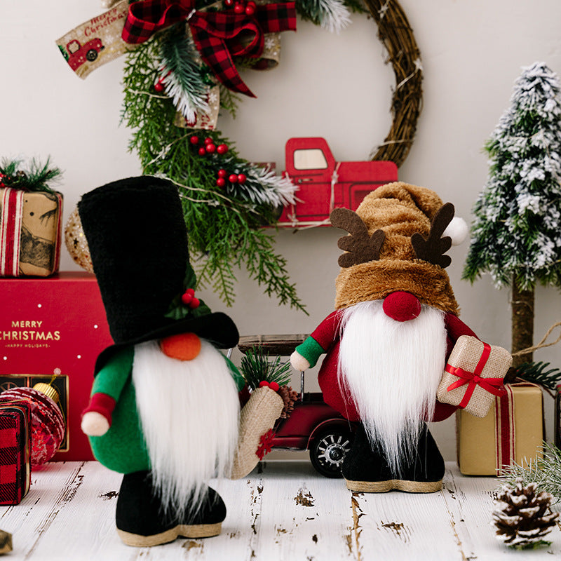 Plush Christmas gnome doll, view 7 - MRSLM