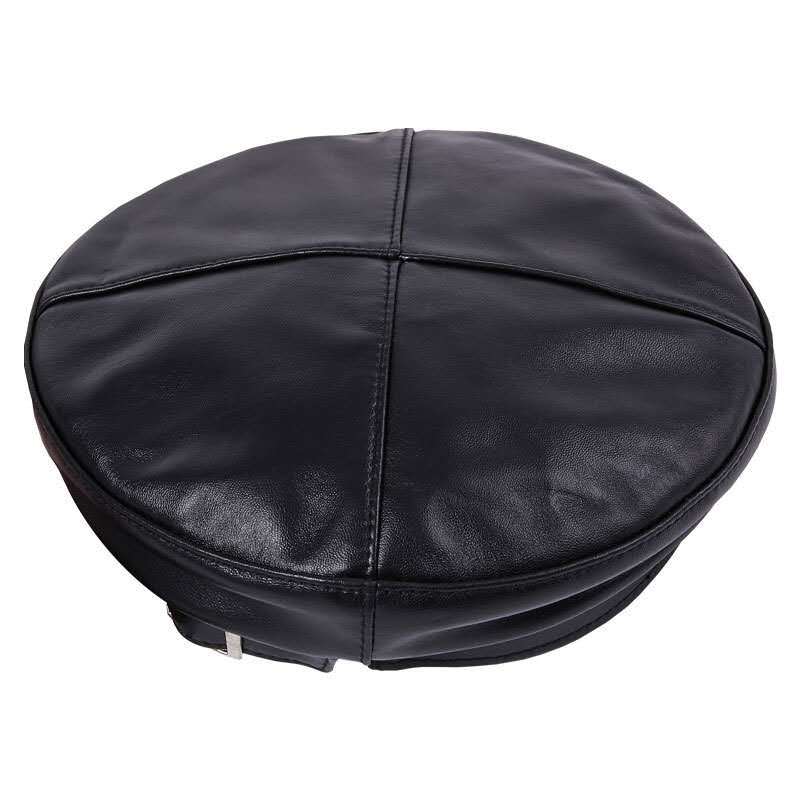leather beret for women, view 7 - MRSLM