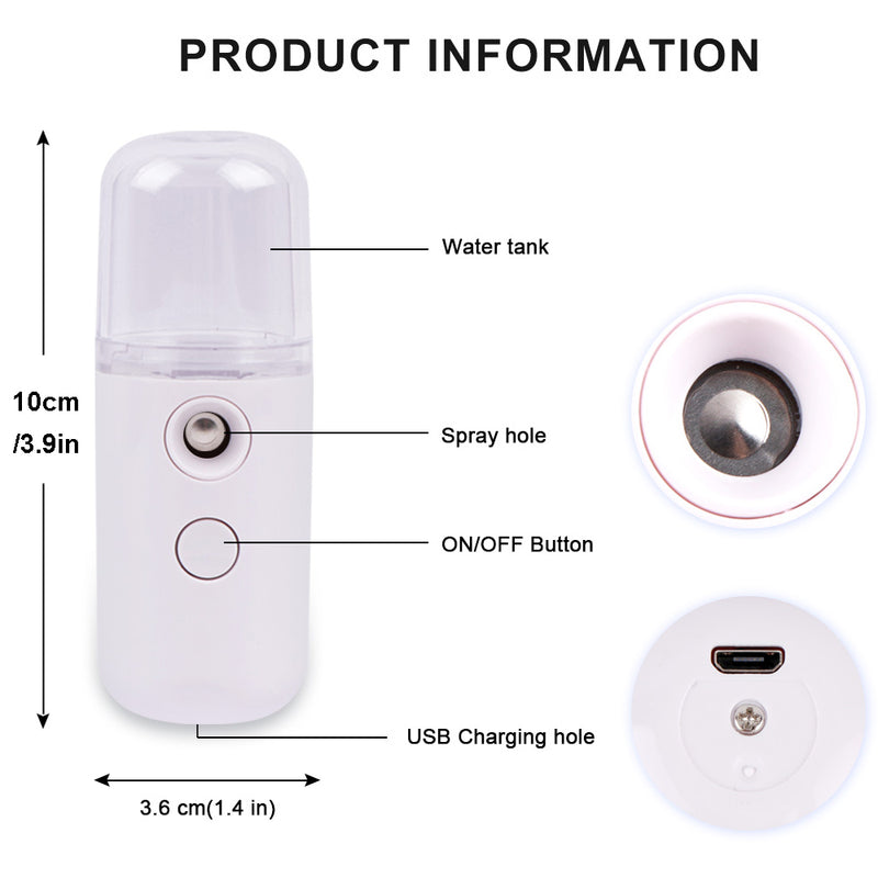 30ML mini nano facial steamer, view 9 - MRSLM
