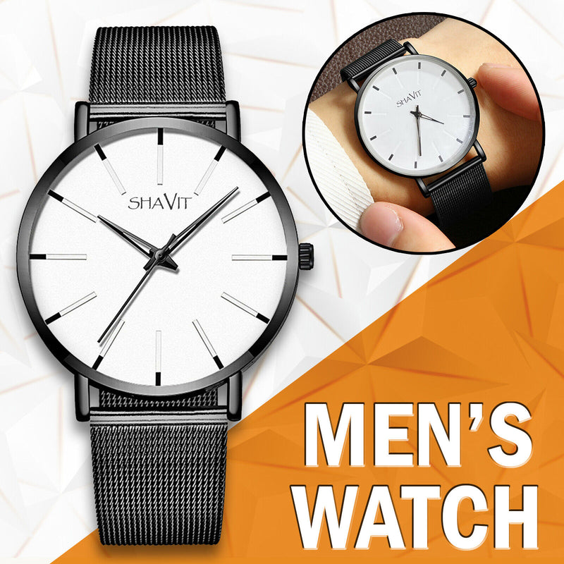 men's ultra thin quartz watch - MRSLM