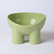 elevated high foot pet bowl, view 7 - MRSLM