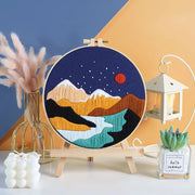 diy floral embroidery kit, view 7 - MRSLM