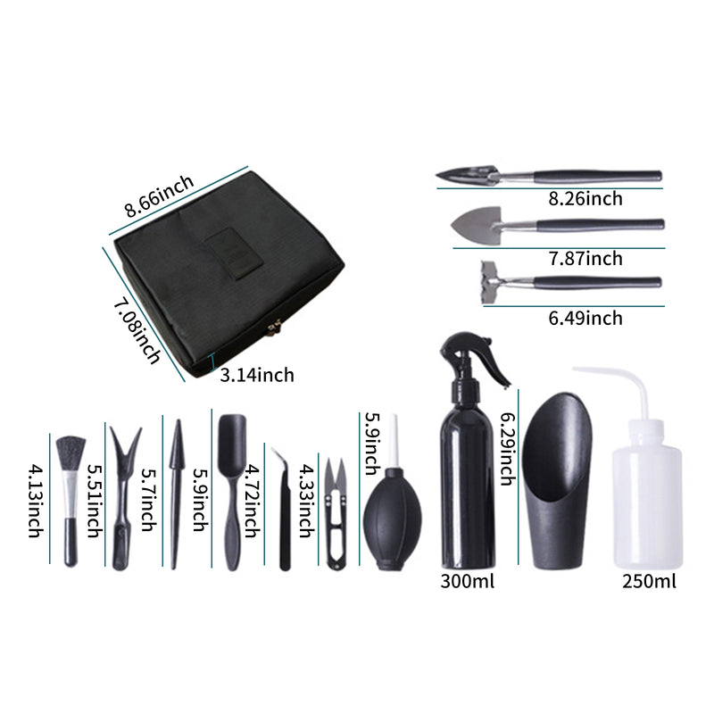 succulent gardening tool set, view 12 - MRSLM