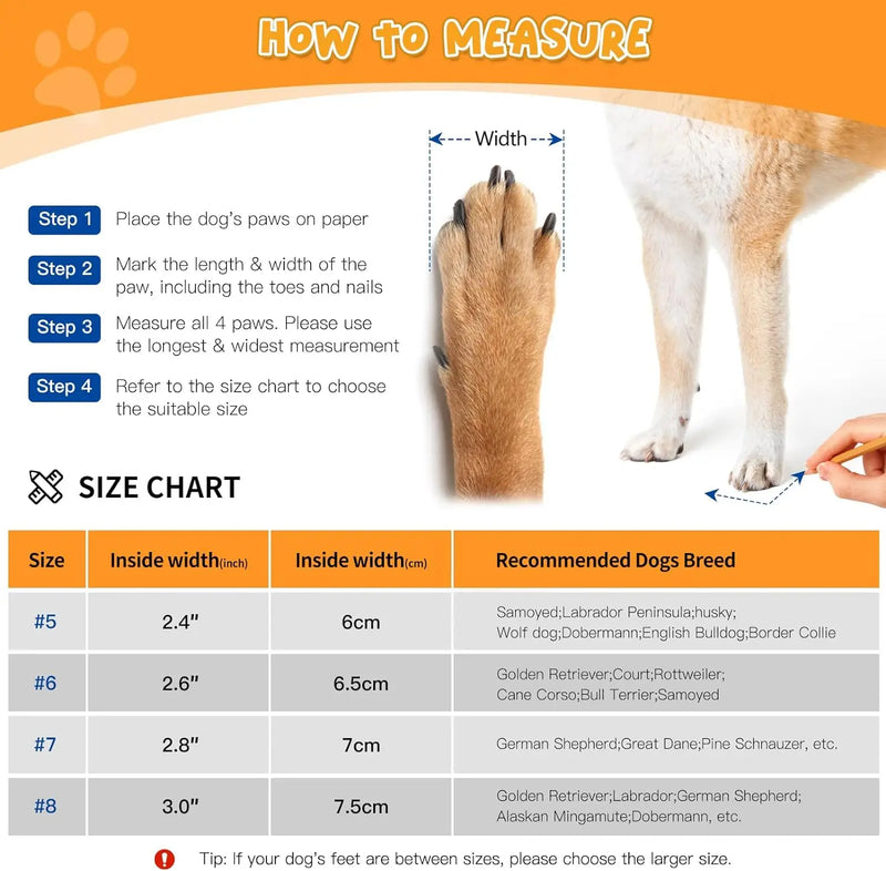 waterproof dog boots, view 4 - MRSLM