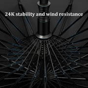 24-rib windproof long handle umbrella, view 12 - MRSLM