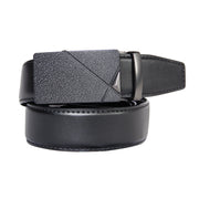men's automatic buckle leather belt, view 4 - MRSLM
