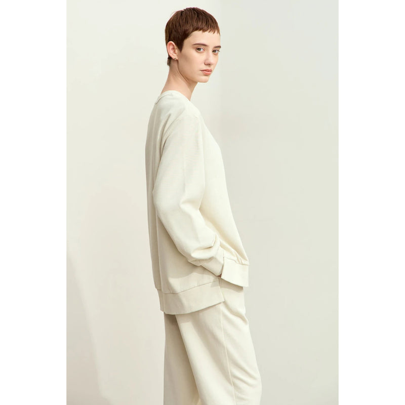 minimalist sporty o-neck sweatshirt, view 9 - MRSLM