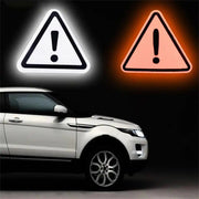 reflective safety triangle decal, view 12 - MRSLM