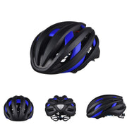 riding helmet with LED tail light, view 6 - MRSLM