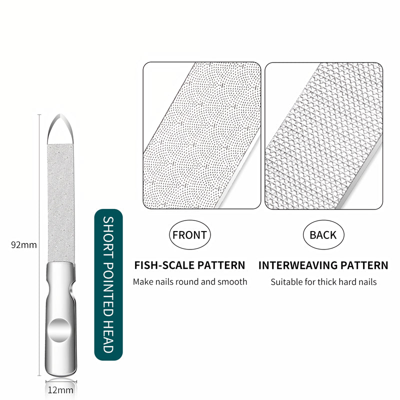 stainless steel nail file, view 3 - MRSLM