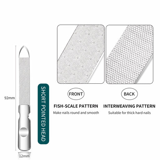 stainless steel nail file, view 3 - MRSLM