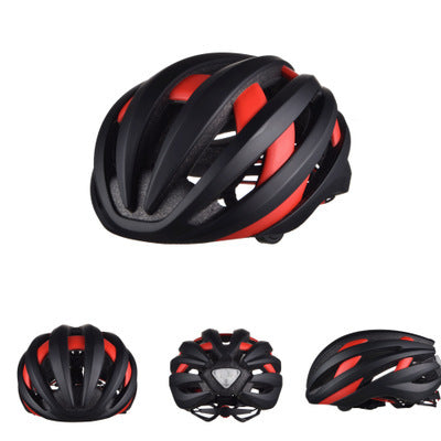 riding helmet with LED tail light, view 7 - MRSLM