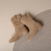 women's suede pointy toe ankle boots, view 9 - MRSLM