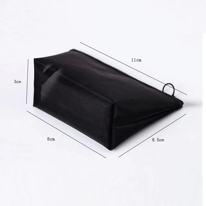 transparent mesh makeup bag, view 7 - MRSLM