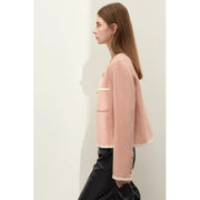 minimalist woolen autumn coat, view 6 - MRSLM