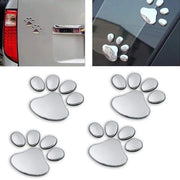 3D paw print car stickers, view 6 - MRSLM