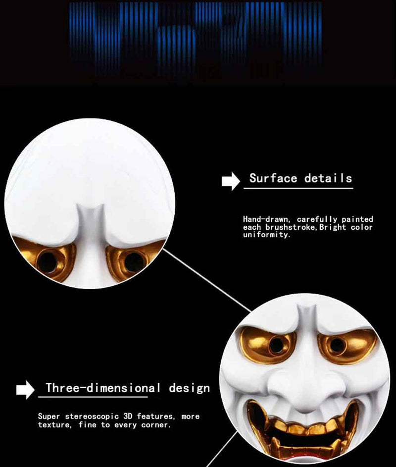 halloween ghost head mask, view 8 - MRSLM