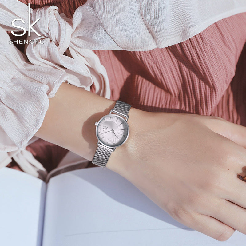 steel mesh belt watch, view 2 - MRSLM