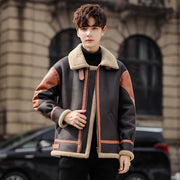 men's fleece-lined casual coat, view 5 - MRSLM