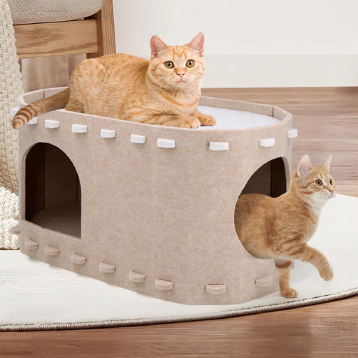2-in-1 cat hammock and hiding house - MRSLM