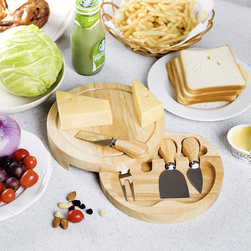 cheese board and knife set, view 6 - MRSLM