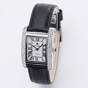 ladies square quartz watch, view 5 - MRSLM
