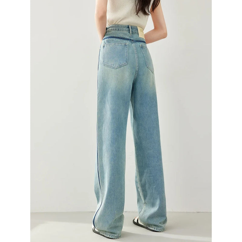 high waist wide leg baggy jeans, view 3 - MRSLM