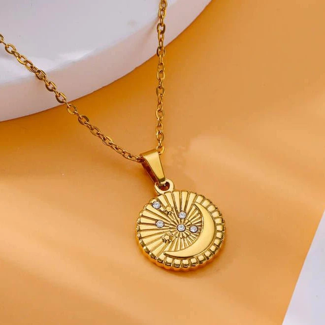 star disc pendant necklace - MRSLM
