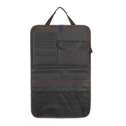 car seat back organizer with foldable tray, view 7 - MRSLM