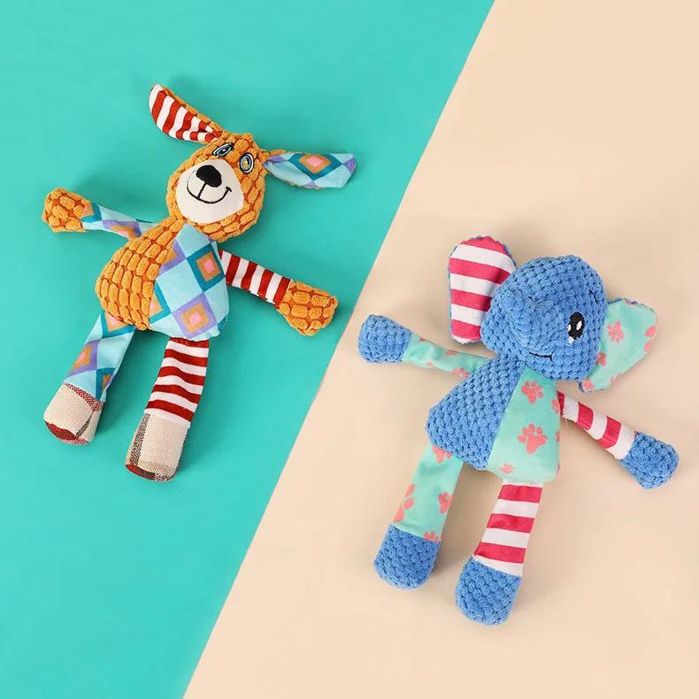 Plush squeaky dog toy, view 6 - MRSLM