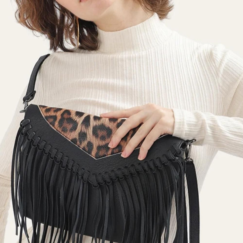 animal print crossbody bag, view 6 - MRSLM