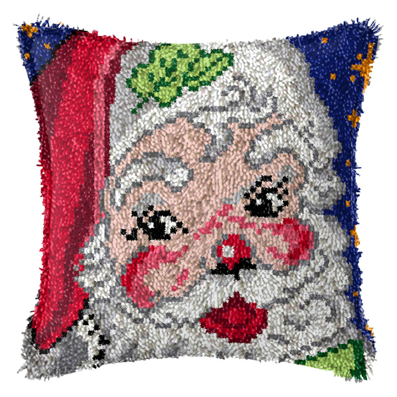 diy christmas embroidered cushion kit, view 12 - MRSLM
