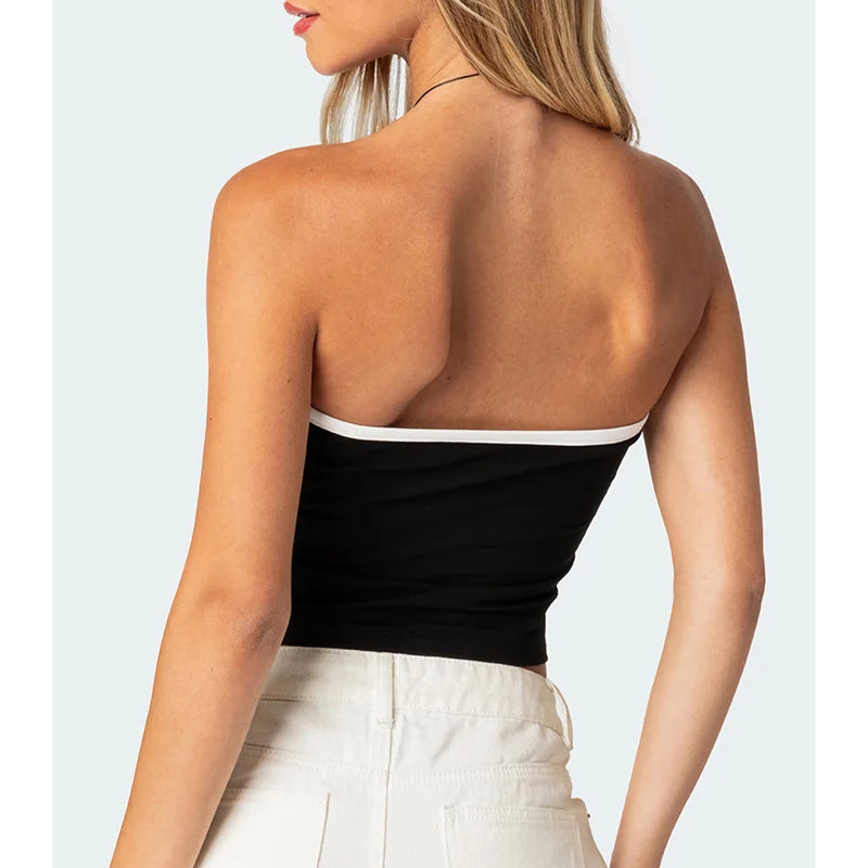 strapless bandeau tube top, view 6 - MRSLM