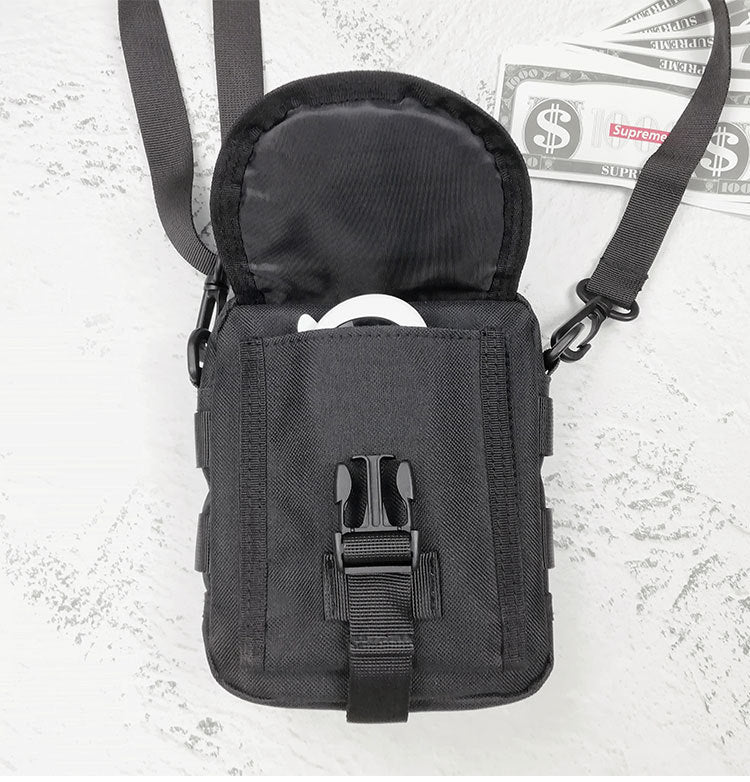 small canvas crossbody bag, view 4 - MRSLM