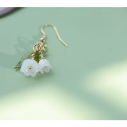 single flower tassel earring, view 4 - MRSLM
