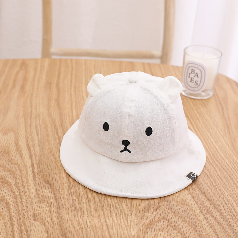 bear ear baby sun hat, view 3 - MRSLM