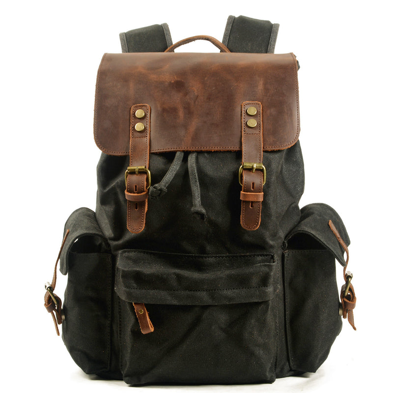 men's canvas backpack, view 6 - MRSLM