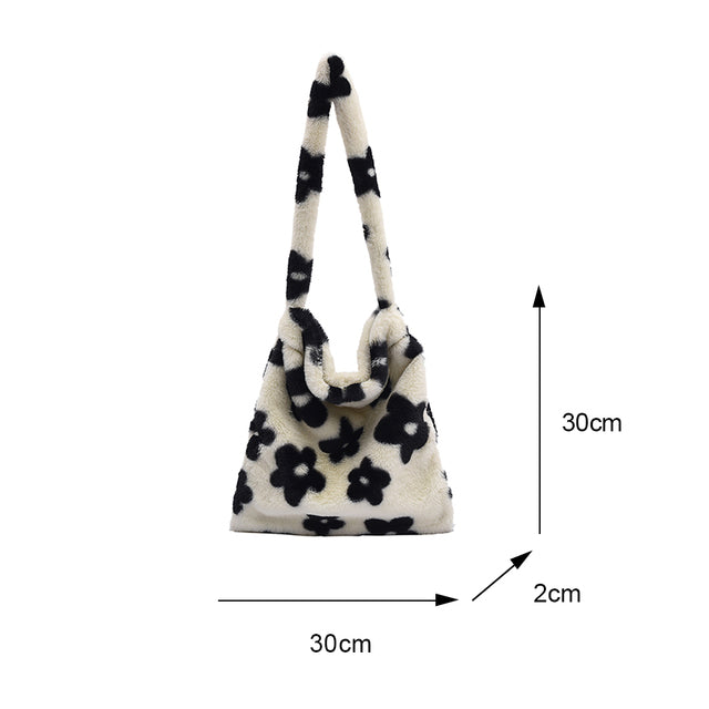 plush shoulder handbag, view 11 - MRSLM