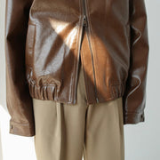 men's retro pu leather coat, view 8 - MRSLM