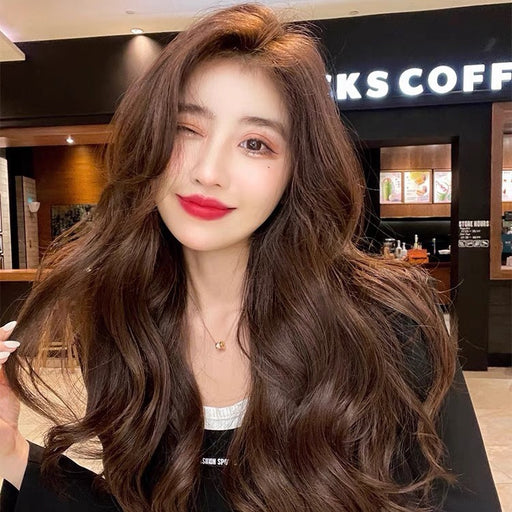 Women's long curly full-head wig - MRSLM