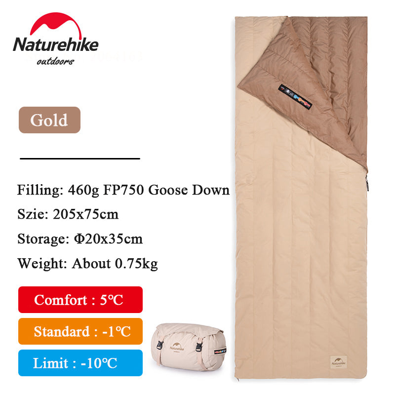 Ultralight goose down sleeping bag, view 2 - MRSLM